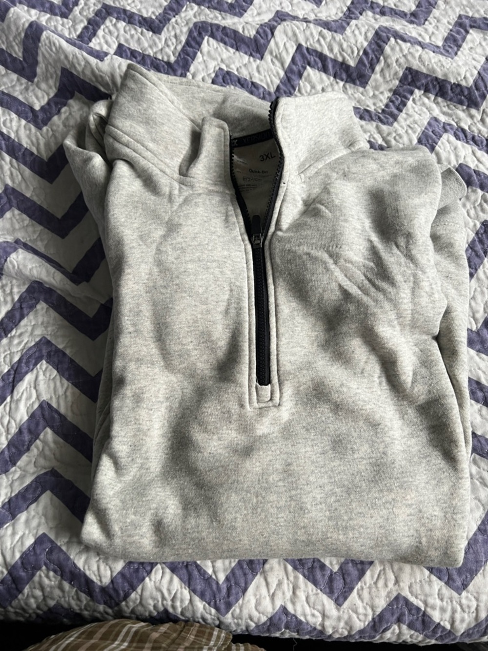 Xersion Light Gray Men's Zip-Front Sweater